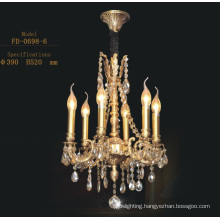 Classical Elegance Hotel Crystal Pendant Chandelier Lamp (FD-0698-6)